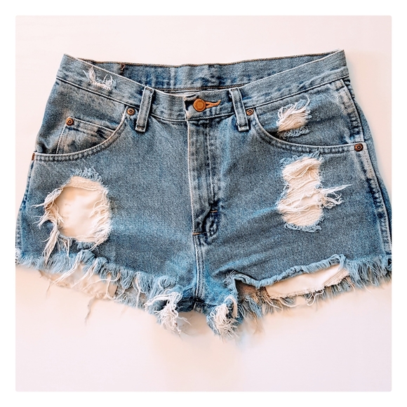 Wrangler Pants - Vintage | Wrangler High Rise Cut-Off Shorts Sz 30